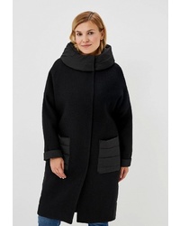 Женское черное пальто от KR