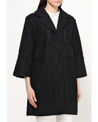 Женское черное пальто от LAMANIA