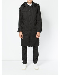 Мужское черное пальто от Saint Laurent