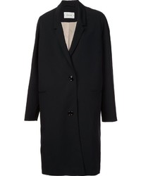 Женское черное пальто от Lemaire
