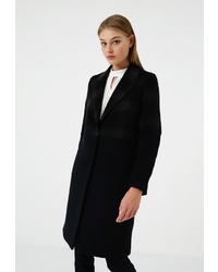 Женское черное пальто от Lime