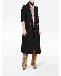 Женское черное пальто от Burberry