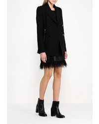 Женское черное пальто от Liu Jo