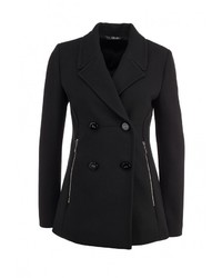 Женское черное пальто от Liu Jo