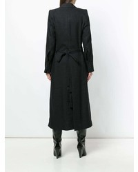 Женское черное пальто от Ann Demeulemeester