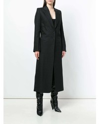 Женское черное пальто от Ann Demeulemeester