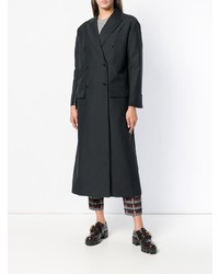 Женское черное пальто от Prada