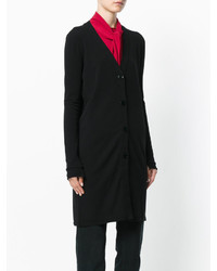 Женское черное пальто от Twin-Set