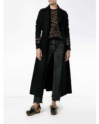 Женское черное пальто от Harris Wharf London