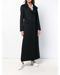 Женское черное пальто от Alberto Biani