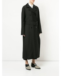 Женское черное пальто от Jil Sander