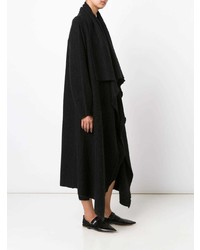 Женское черное пальто от Denis Colomb