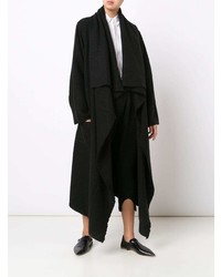 Женское черное пальто от Denis Colomb