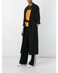 Женское черное пальто от MSGM