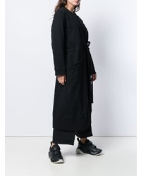 Женское черное пальто от MM6 MAISON MARGIELA