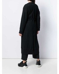 Женское черное пальто от MM6 MAISON MARGIELA