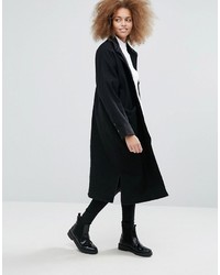 Женское черное пальто от Monki