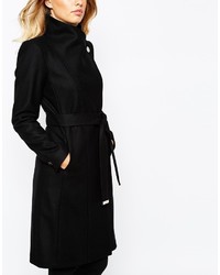 Женское черное пальто от Ted Baker