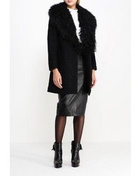 Женское черное пальто от LOST INK