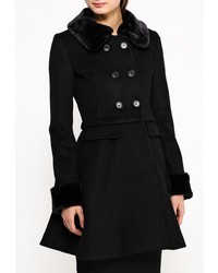 Женское черное пальто от LOST INK
