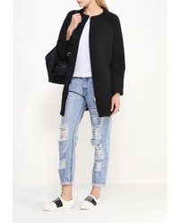 Женское черное пальто от LOST INK