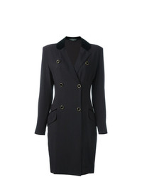 Женское черное пальто от Louis Feraud Vintage