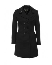 Женское черное пальто от Love Republic