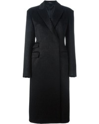 Женское черное пальто от Maison Margiela