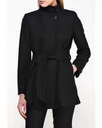 Женское черное пальто от Mango