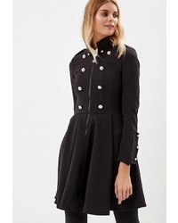 Женское черное пальто от MET