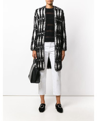 Женское черное пальто от Lanvin