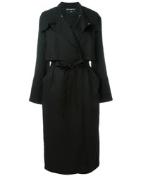 Женское черное пальто от Mini Market