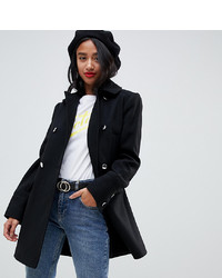 Женское черное пальто от Miss Selfridge Petite
