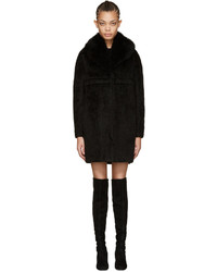 Женское черное пальто от Moncler Gamme Rouge