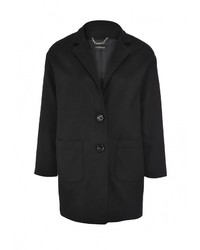 Женское черное пальто от Motivi