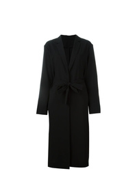 Женское черное пальто от MSGM
