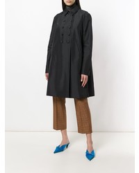 Женское черное пальто от N°21