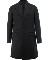 Мужское черное пальто от Neil Barrett