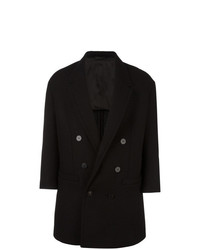 Женское черное пальто от Neil Barrett
