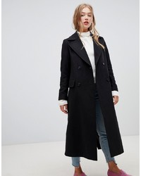 Женское черное пальто от New Look