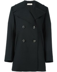 Женское черное пальто от Nina Ricci