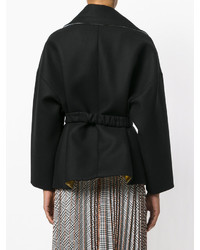 Женское черное пальто от No.21