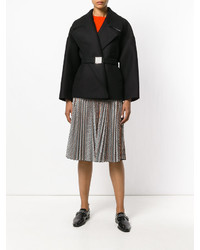 Женское черное пальто от No.21