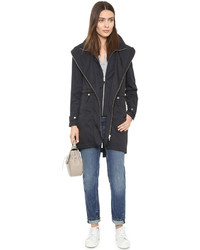 Женское черное пальто от Soia & Kyo