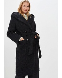 Женское черное пальто от Ovelli