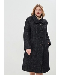 Женское черное пальто от Ovelli