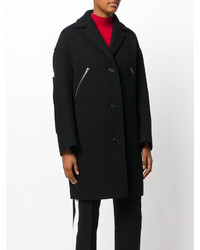 Женское черное пальто от Kenzo