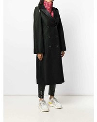 Женское черное пальто от Rokh