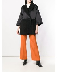 Женское черное пальто от Gianluca Capannolo