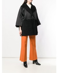 Женское черное пальто от Gianluca Capannolo